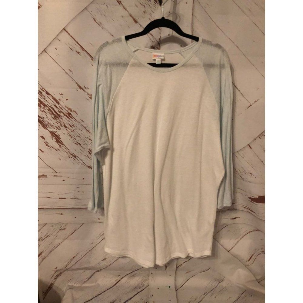 Lularoe Randy 2xl mint and white